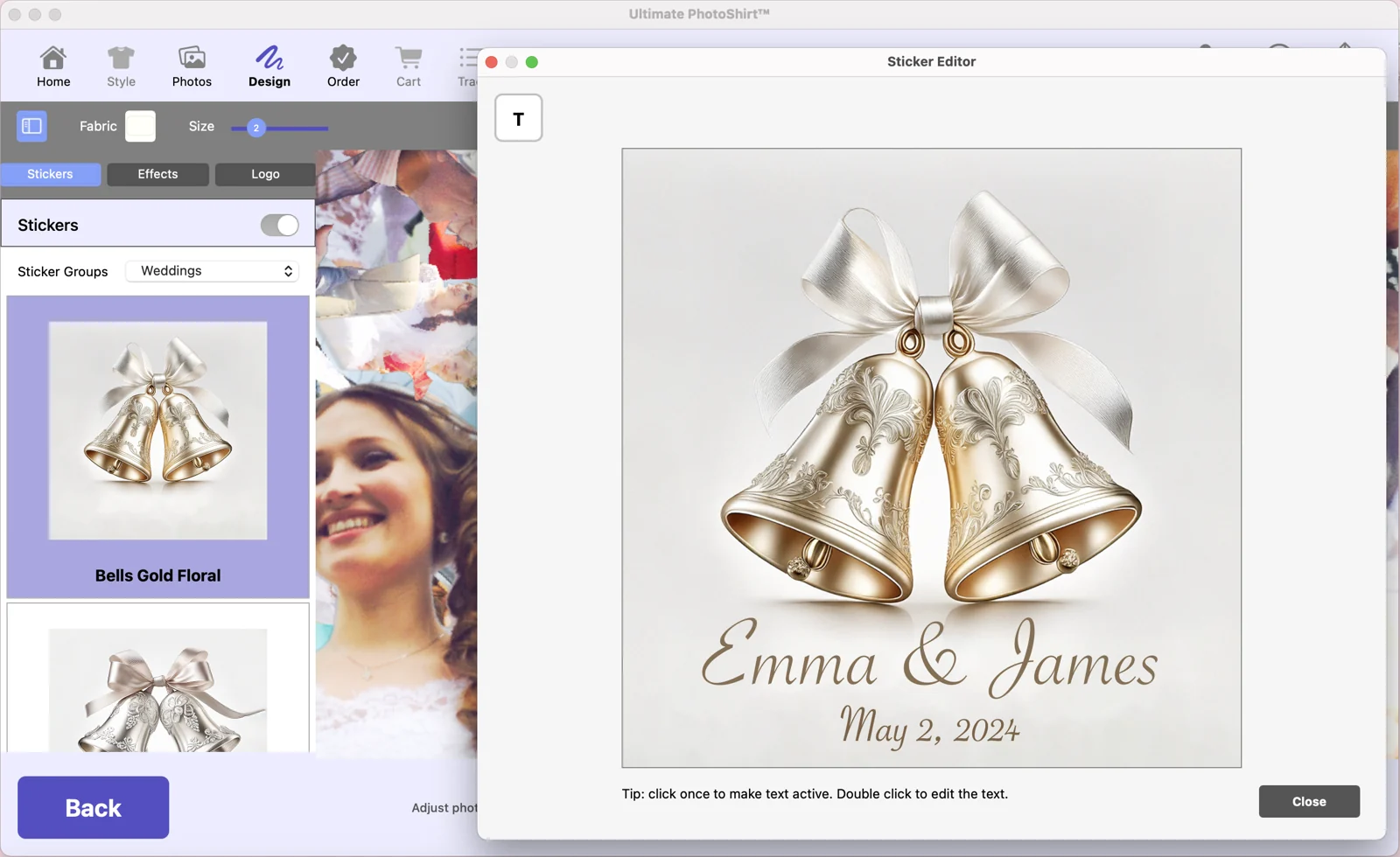 Design a Sticker in the PhotoWear app